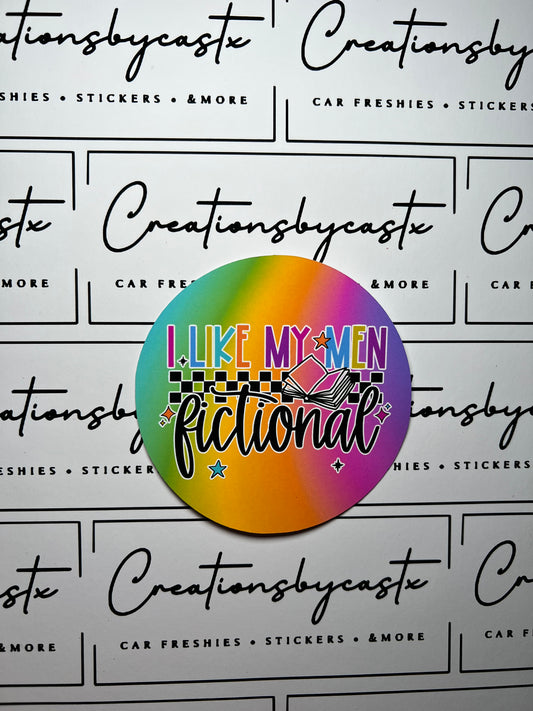 Men Fictional Round Cardstock