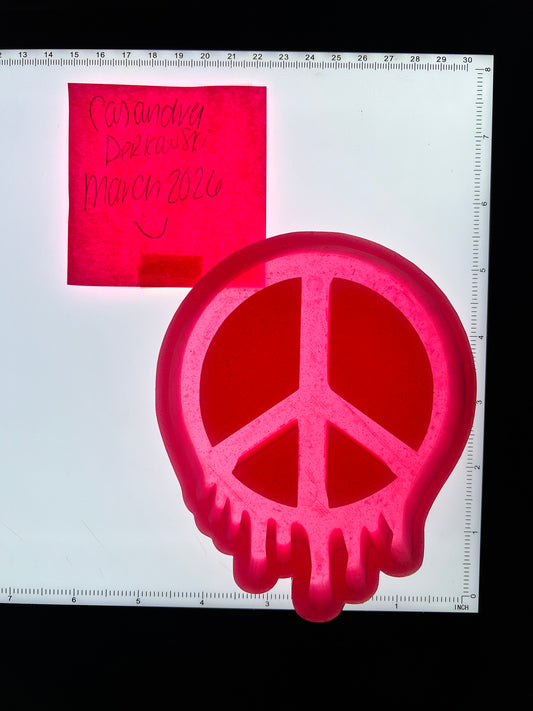Drippy Peace Sign Destash Mold