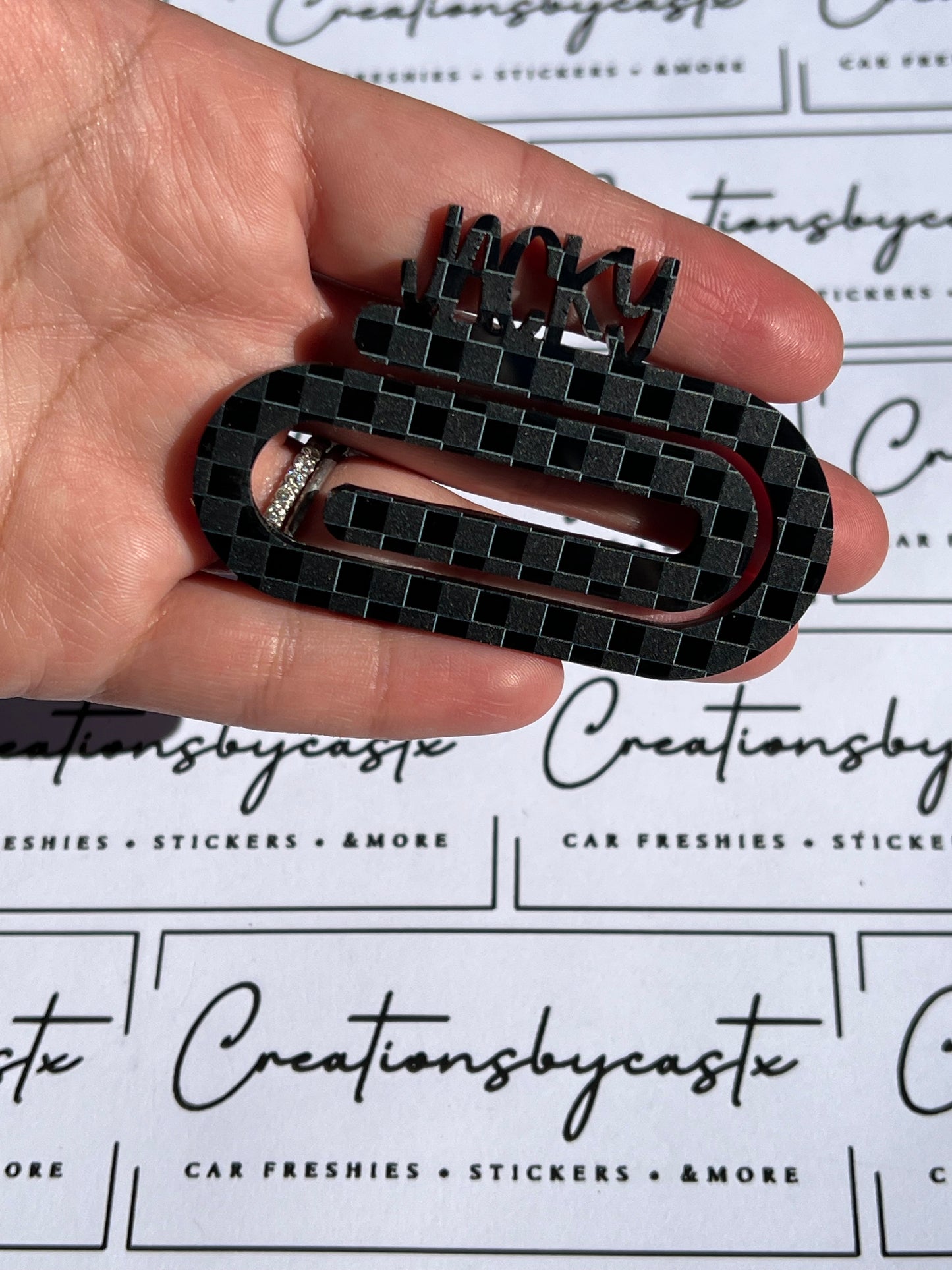 Custom Name Paperclip