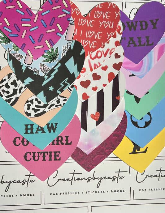 Bossy Conversation Heart Cardstock Destash
