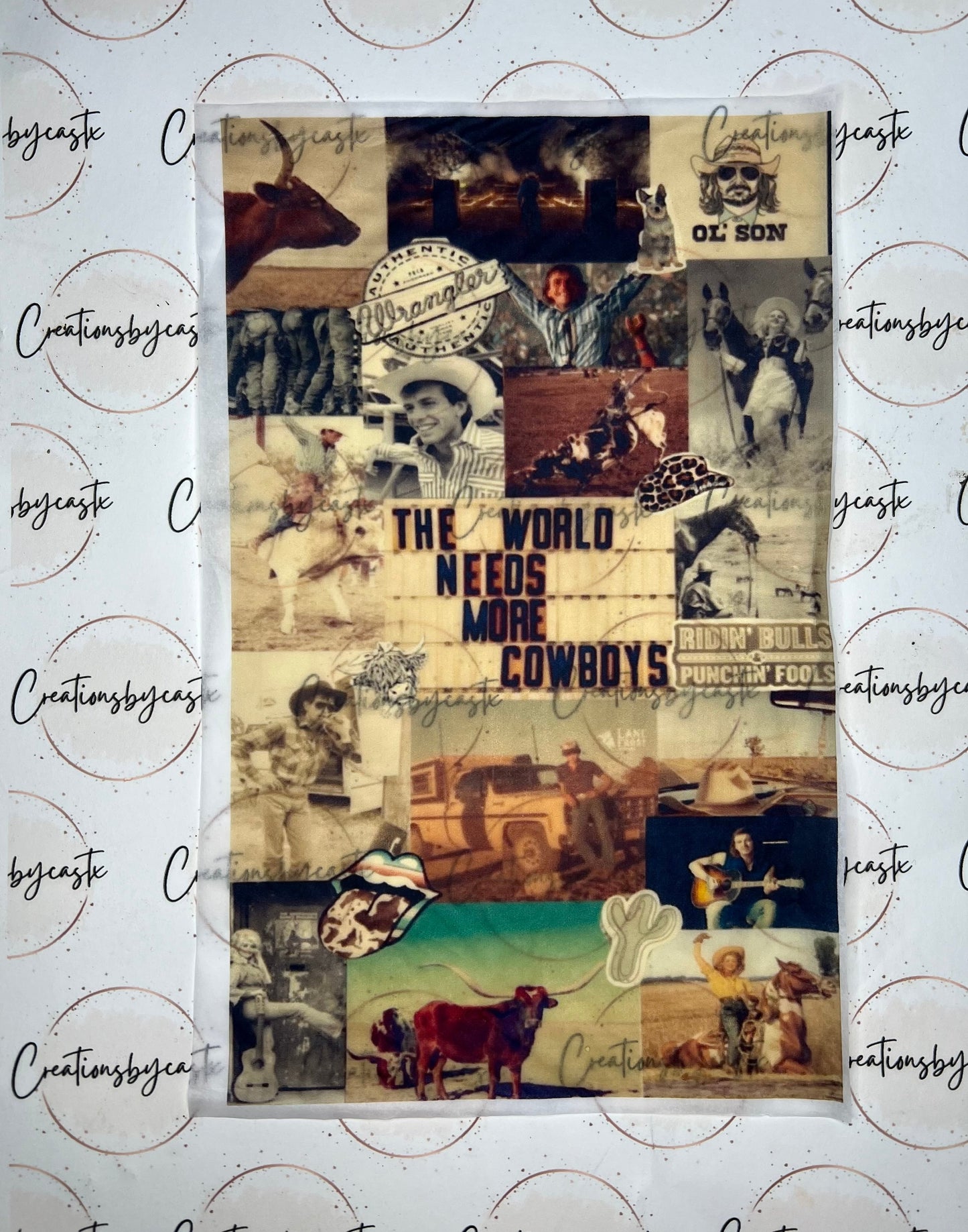 5x8 Western Tissue Paper
