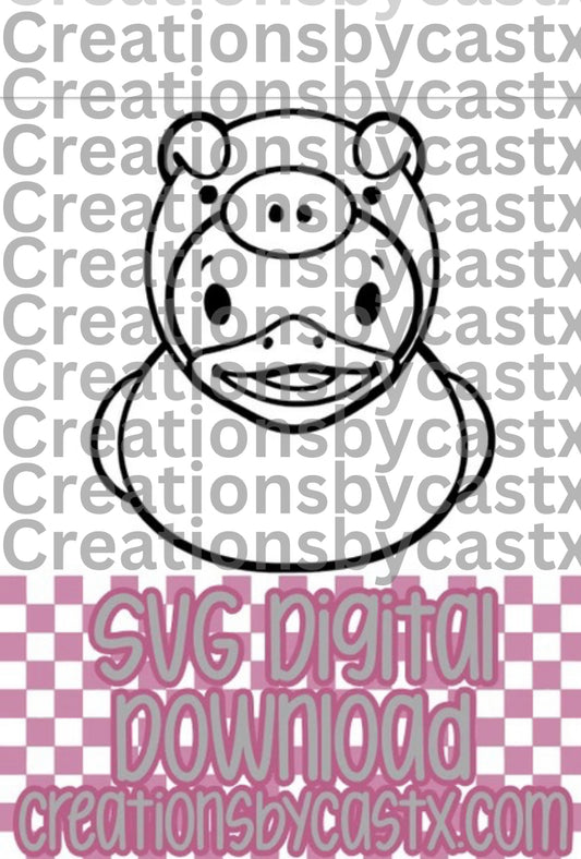 Pig Duck SVG