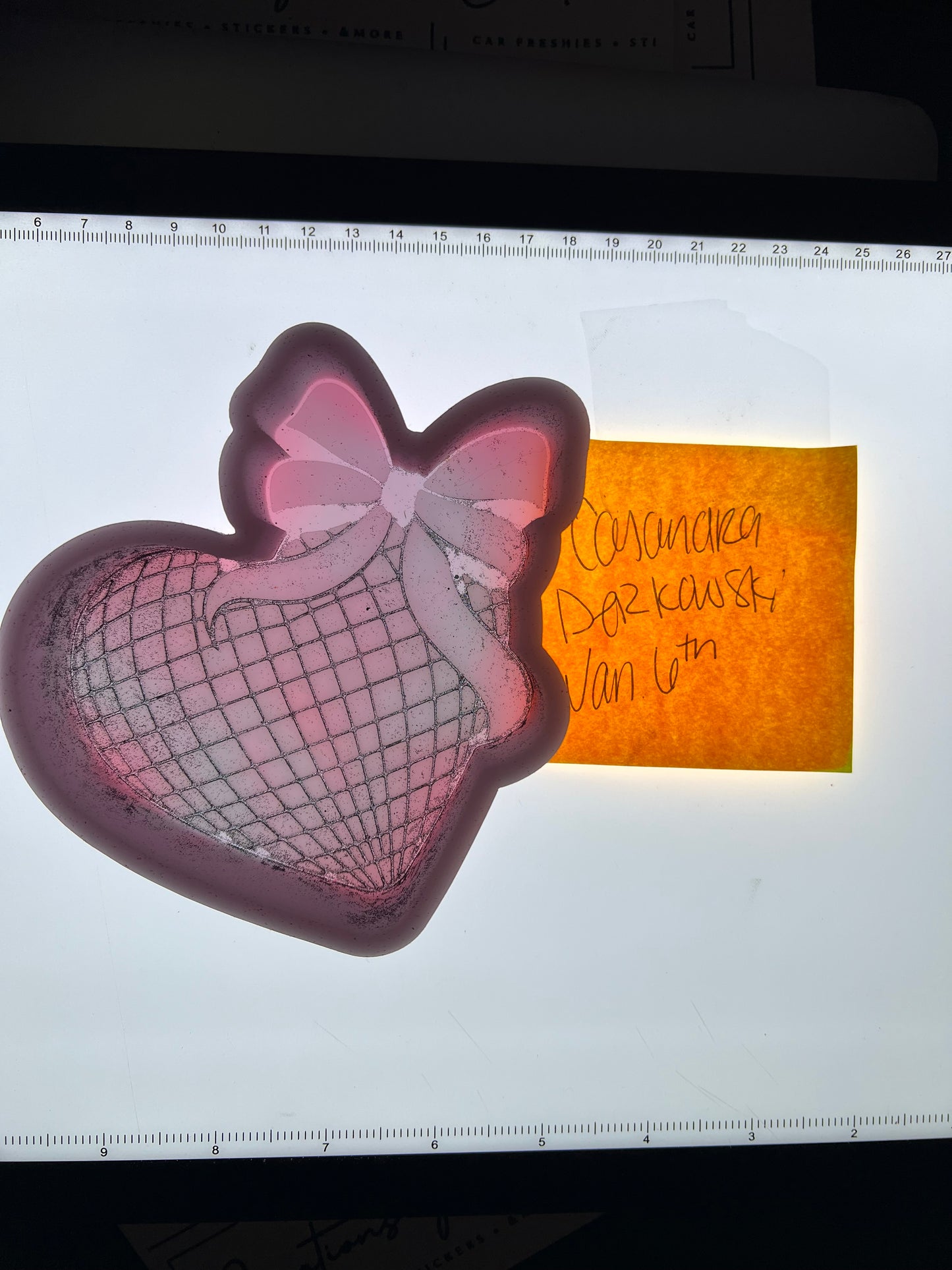 Disco Heart Destash Mold