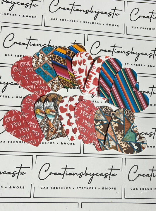 Bossy Heart Vents Cardstock Destash