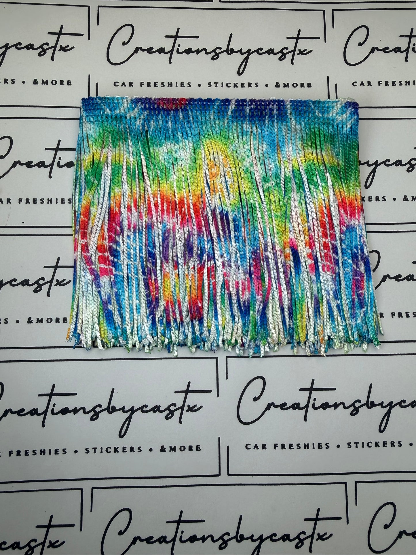 Tie Dye Printed Fringe