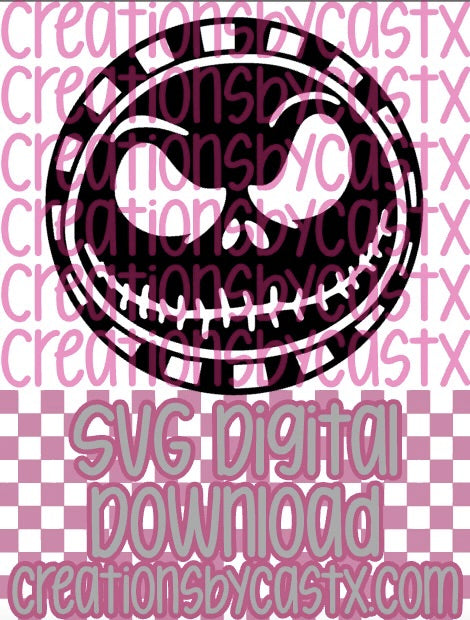 Jack Checkered Circle SVG