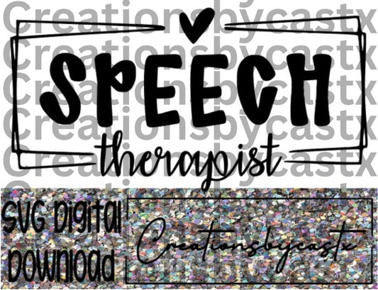 Speech Therapist SVG