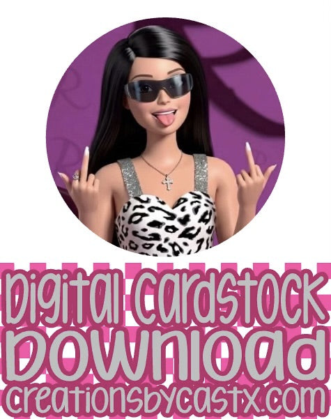 Doll 4 Digital Cardstock