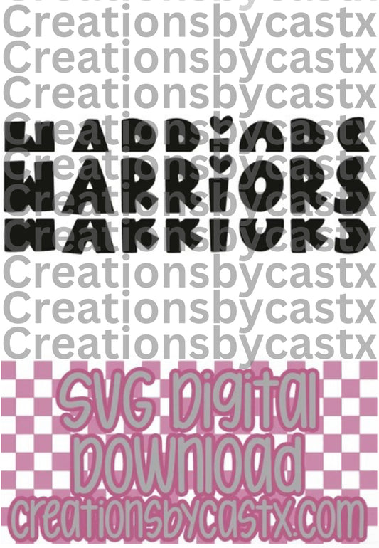 Warriors X 3 SVG
