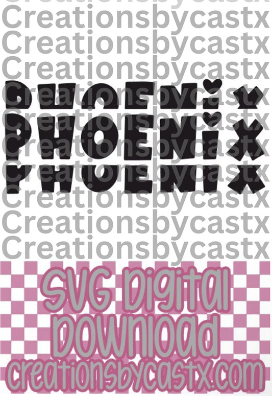 Phoenix X 3 SVG