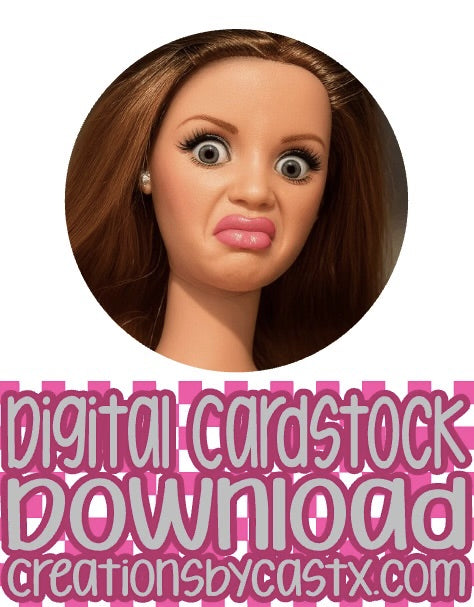 Doll 15 Digital Cardstock