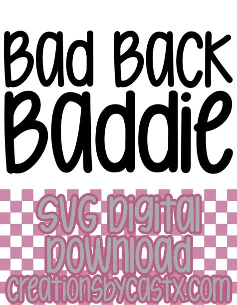 Bad Back SVG