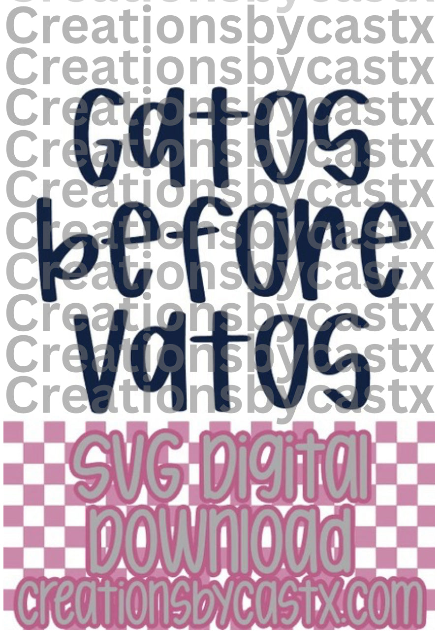 Gatos Before Vatos  SVG