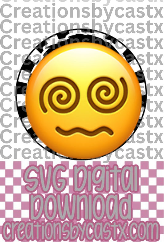 Jig Checkered Circle SVG