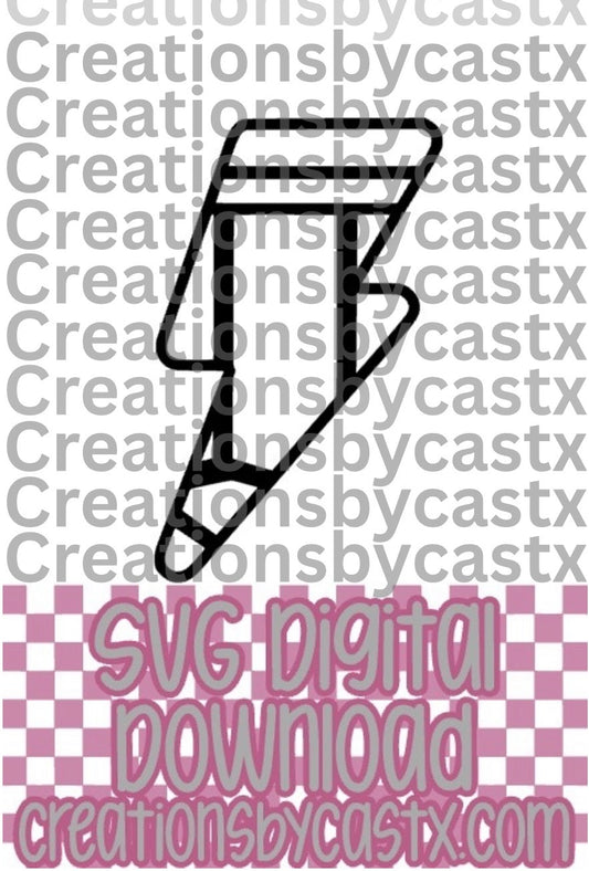 Pencil Bolt SVG
