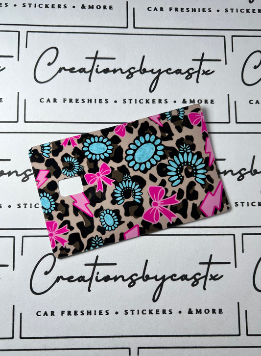 Squash Leopard Bow Card Skin