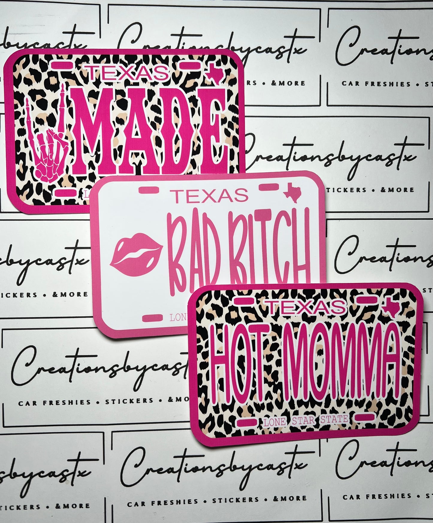 License Plate Cardstock