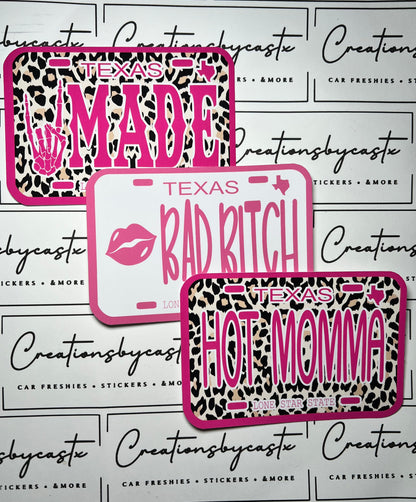 License Plate Cardstock