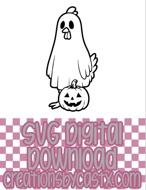 Chicken Ghost SVG