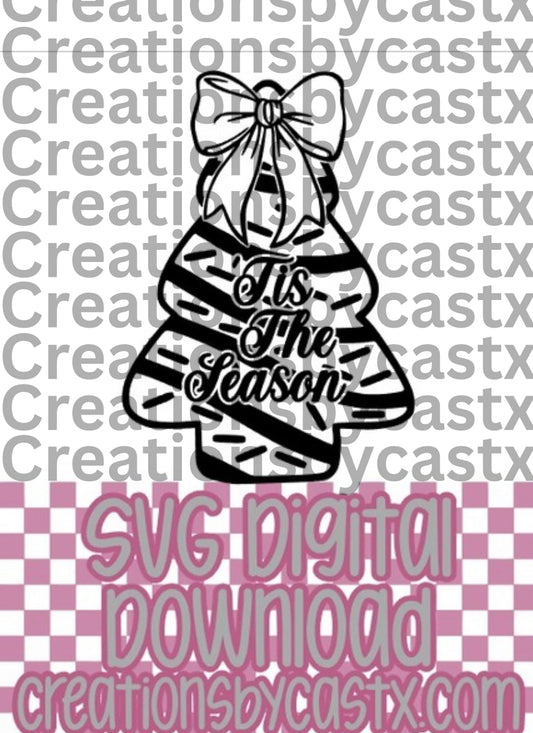 'Tis The Season Snack Cake SVG