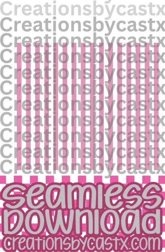 Pink White Stripe Seamless