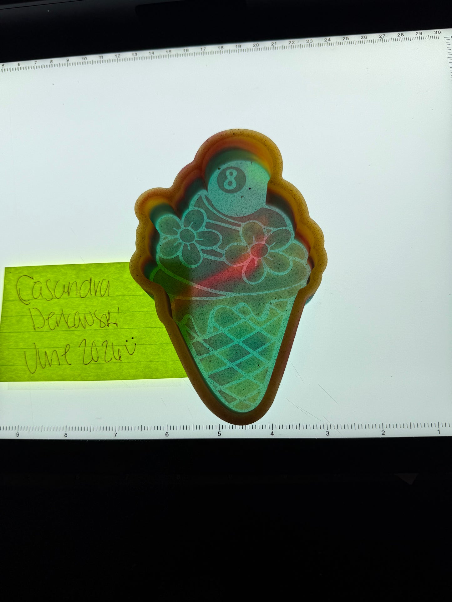 8 Ball Flower Cone Destash Mold