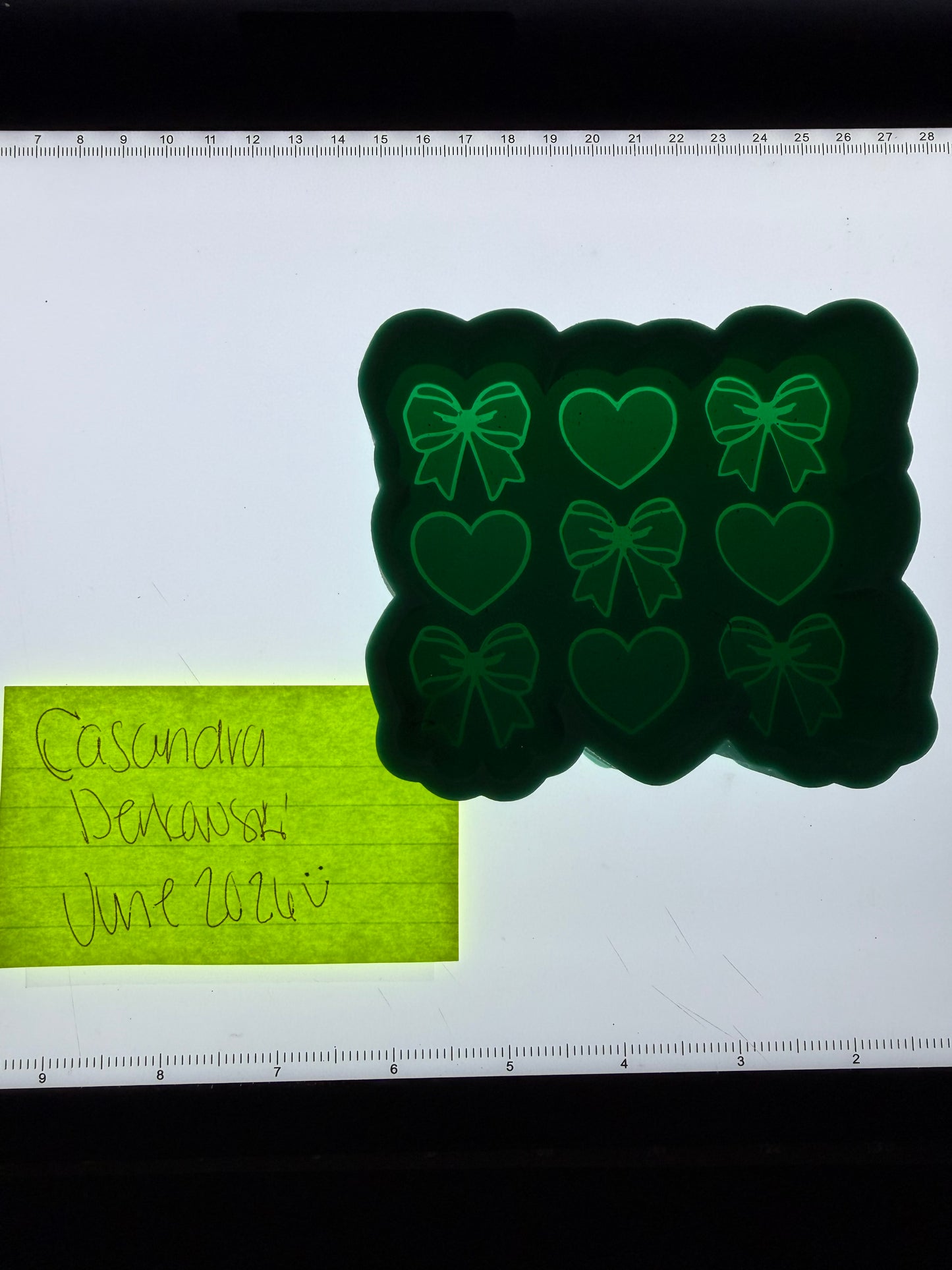 Hearts & Bows Destash Mold