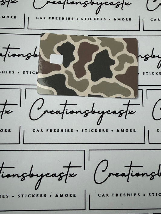 Camo Card Skin