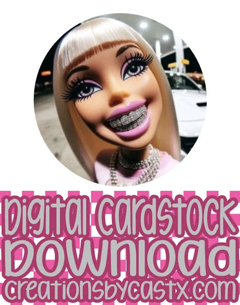 Doll 14 Digital Cardstock