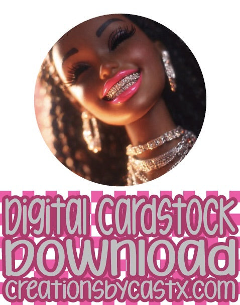 Doll 10 Digital Cardstock