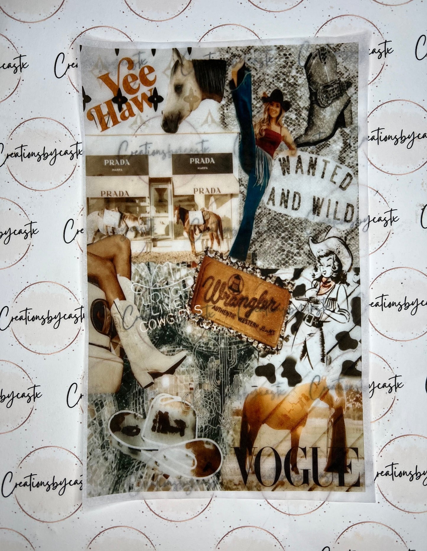 5x8 Western Tissue Paper