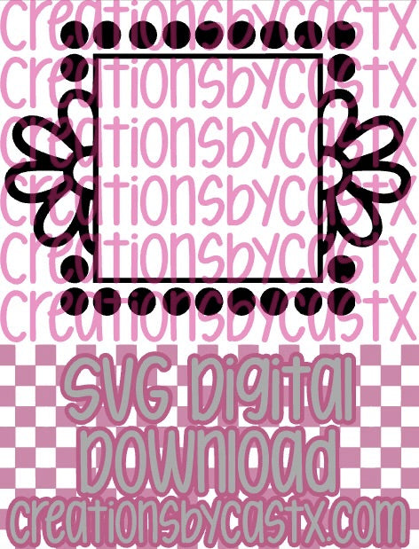 Daisy Frame SVG