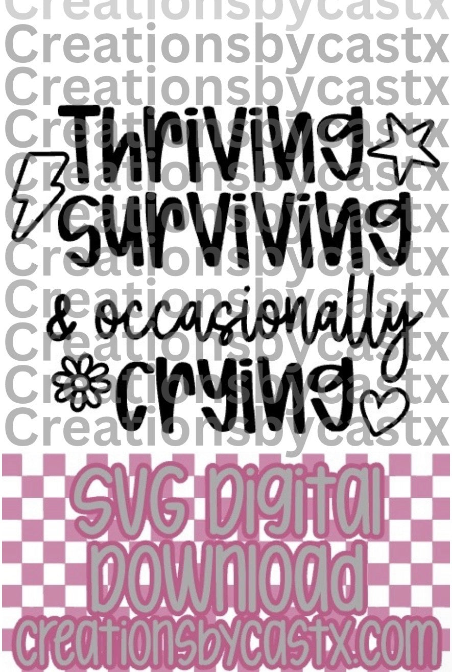 Thriving Surviving SVG