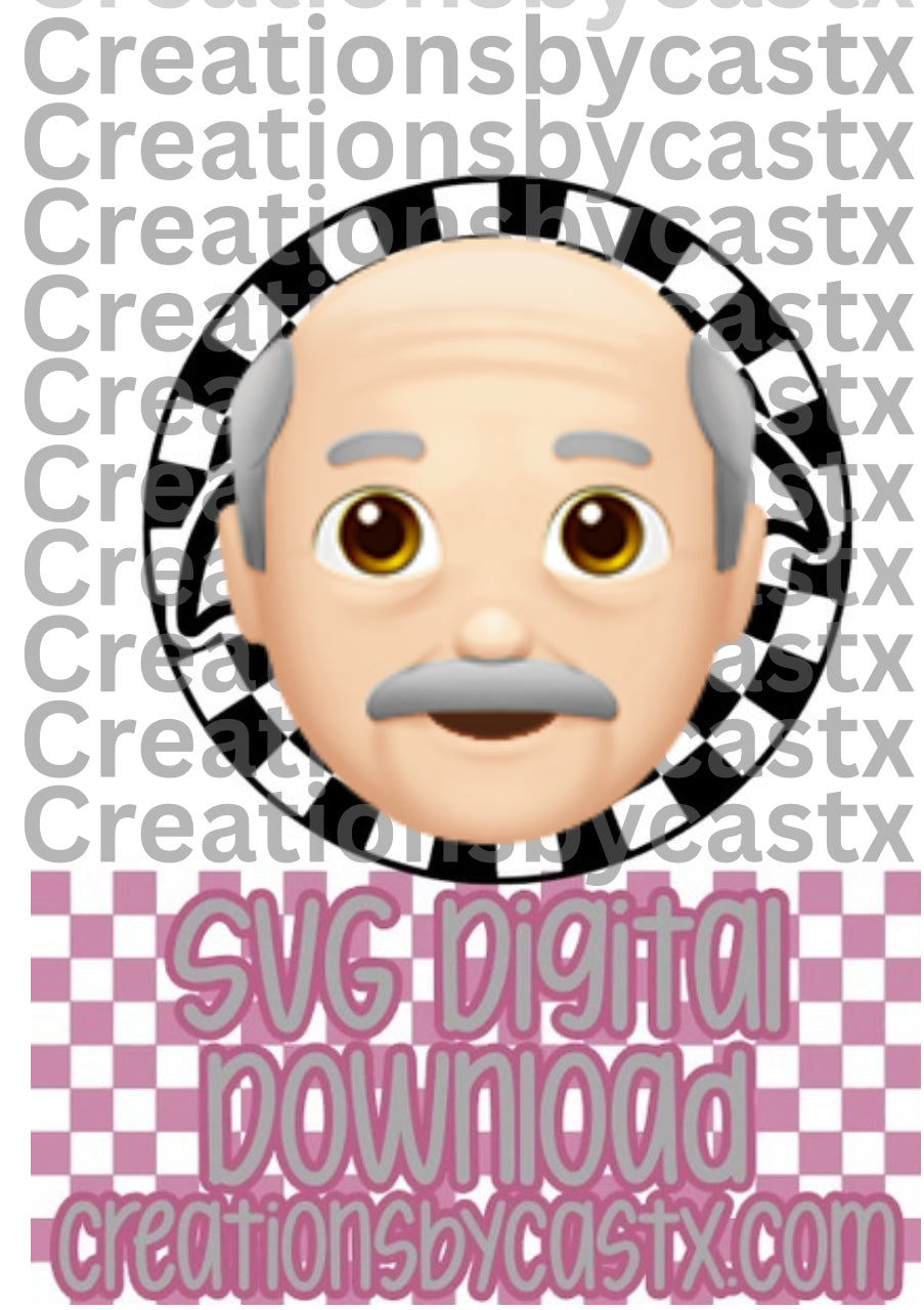 Dobb Checkered Circle SVG