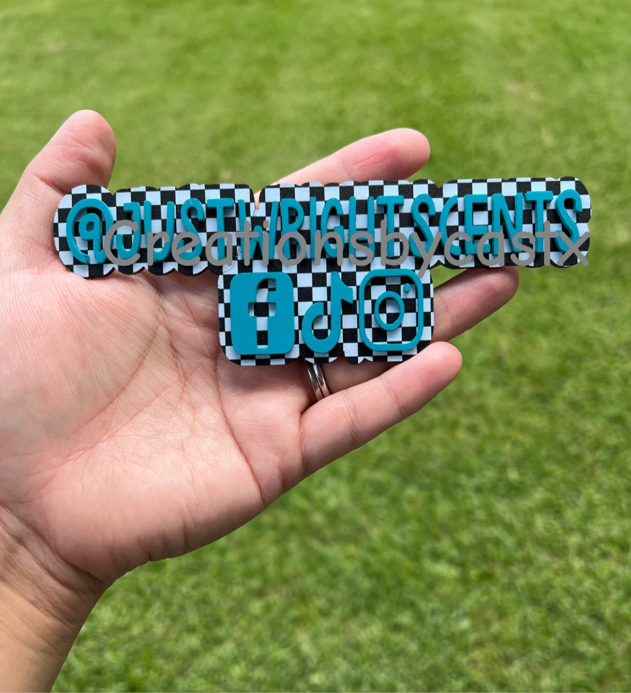 Physical Watermark w/Social Media