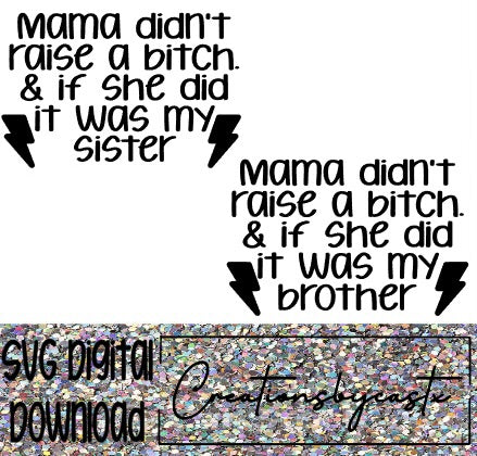 Mama Didn’t Bundle SVG