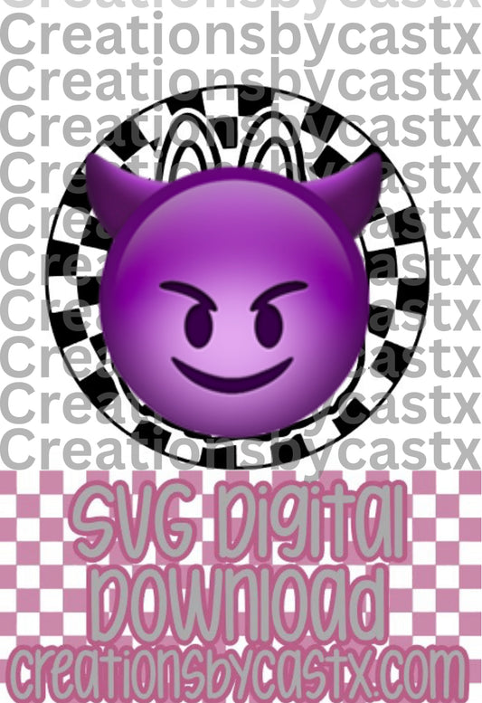 LBB Checkered Circle SVG