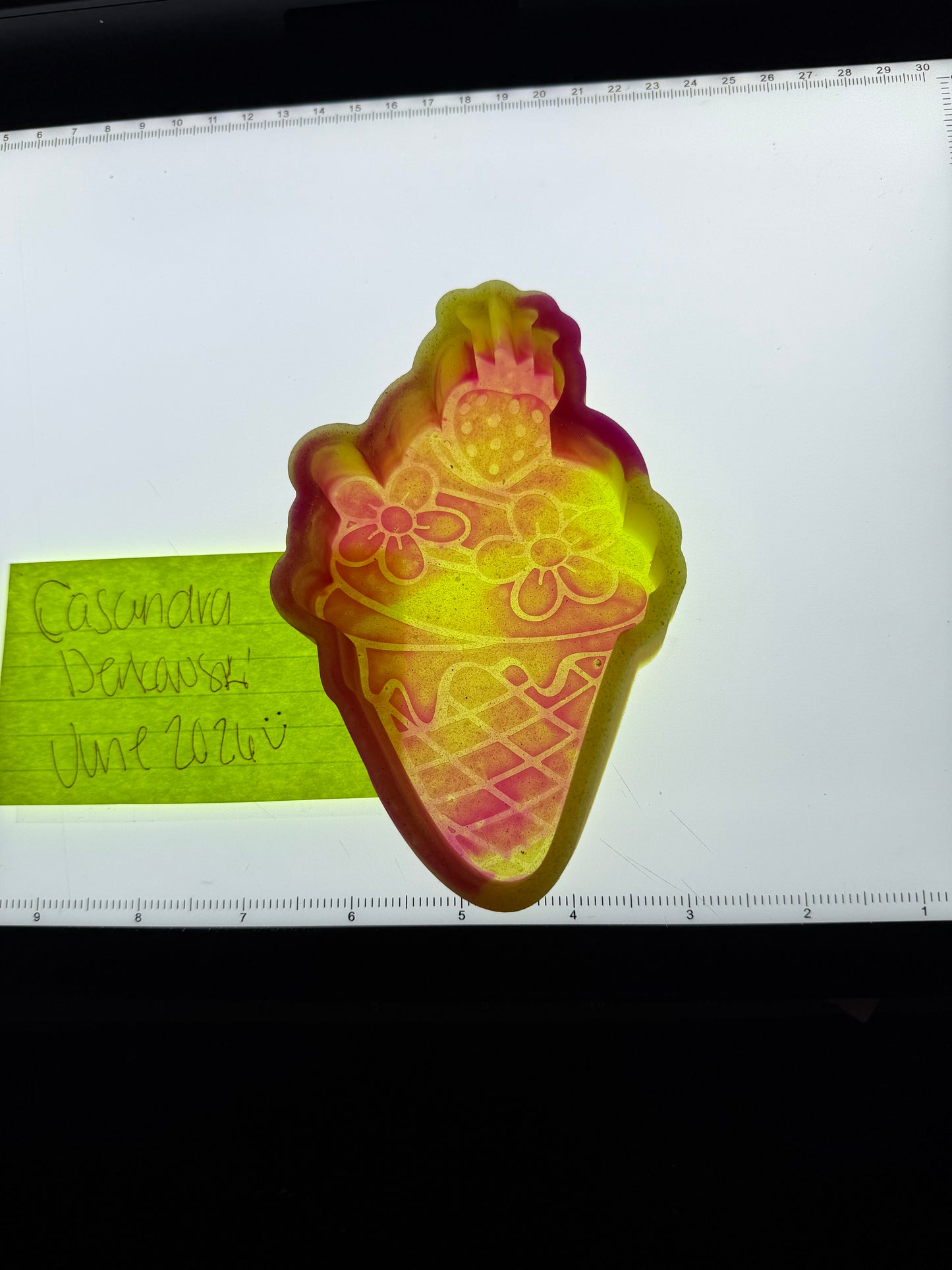 Strawberry Flower Cone Destash Mold