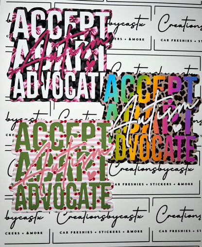 RRMC Autism Accept Adapt Advocate Mold & Cardstock Bundle