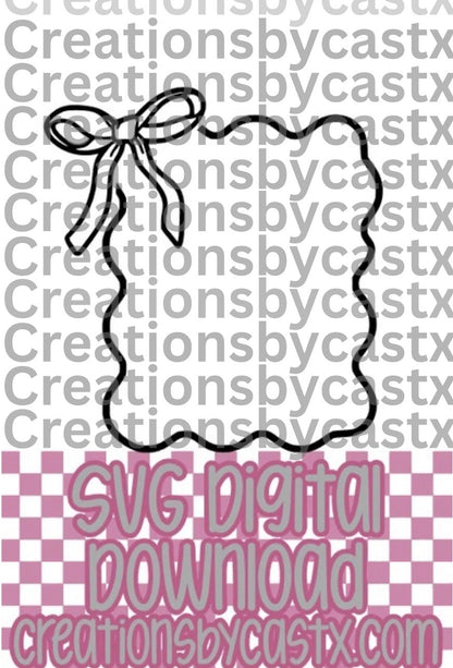 Frame w/Bow Bundle SVG