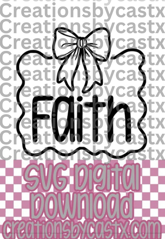 Faith w Frame SVG