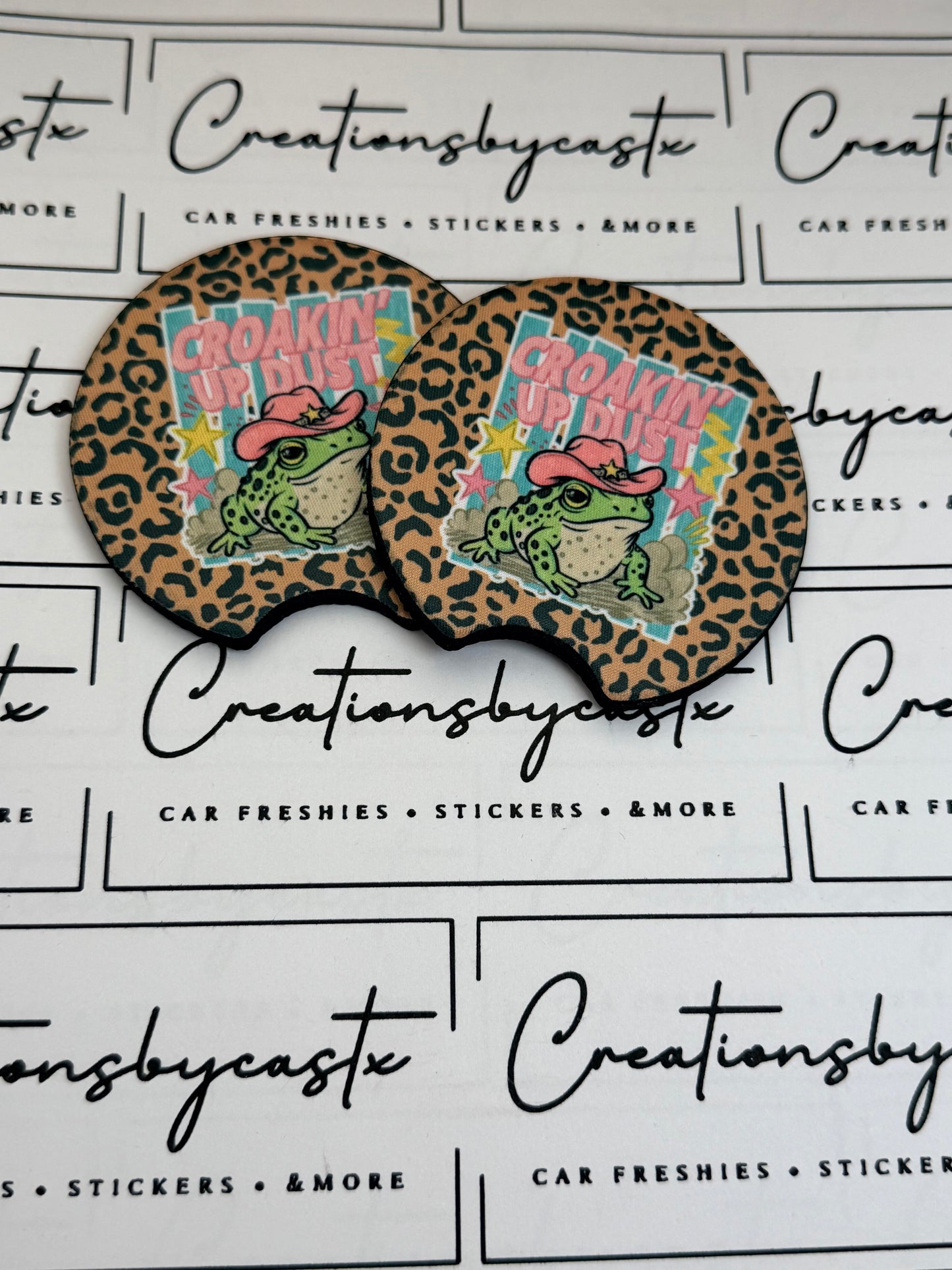 Croakin Car Coasters