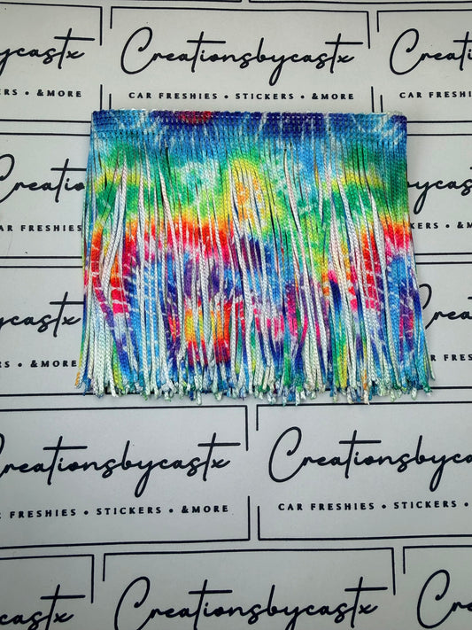 Tie Dye Printed Fringe