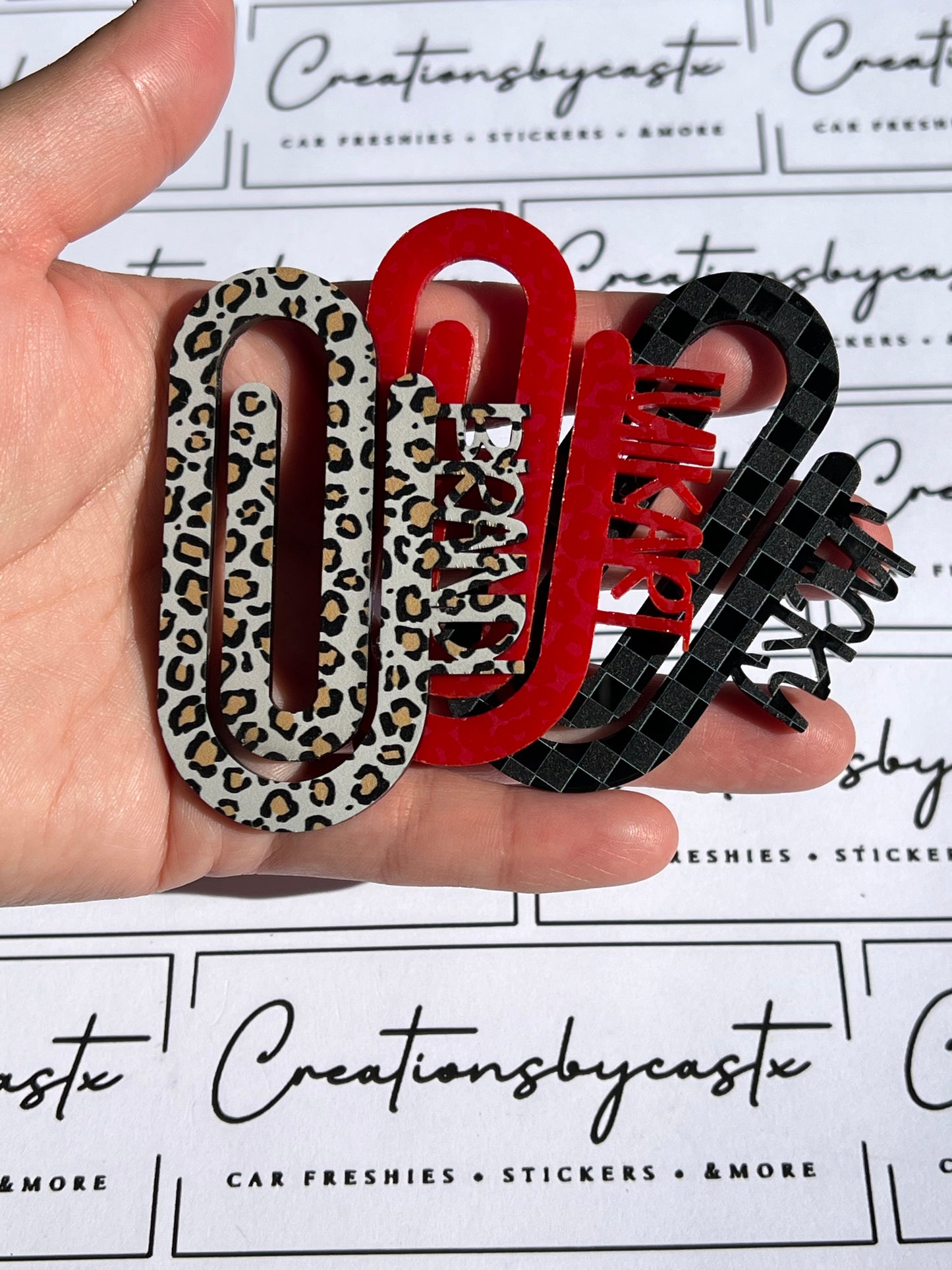 Custom Name Paperclip