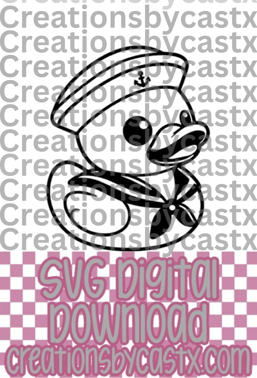 Sailor Duck SVG