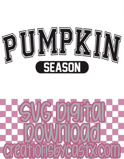 Pumpkin Season SVG