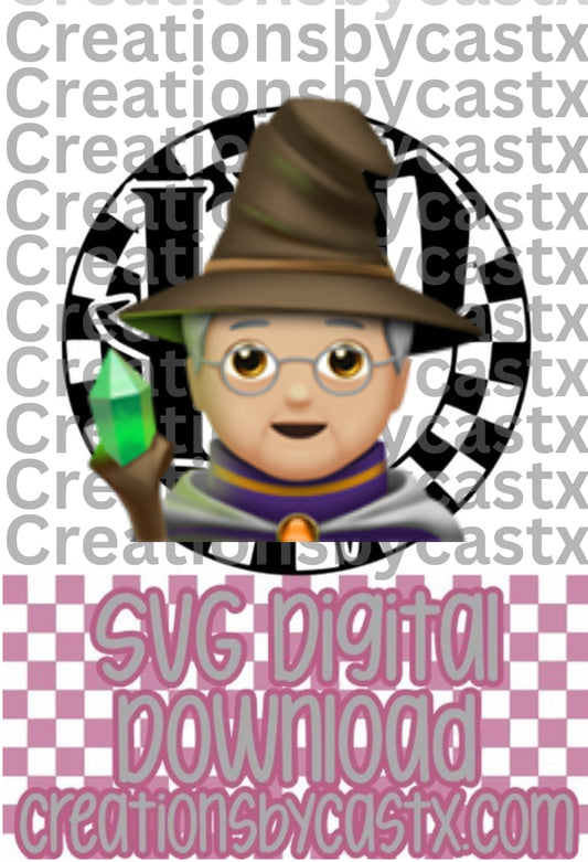 HP Checkered Circle SVG