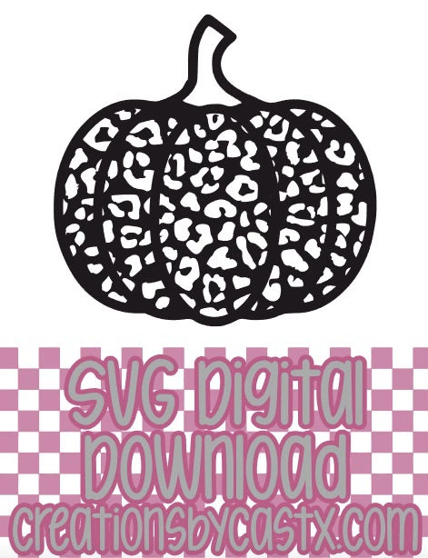 Leopard Pumpkin SVG - Charlie's Choice