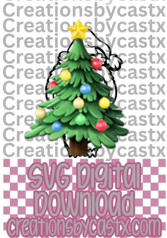 LBB Mean One Santa Hat SVG