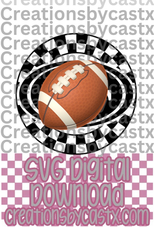 SF Checkered Circle SVG